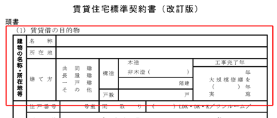 賃貸住宅標準契約書（改訂版）